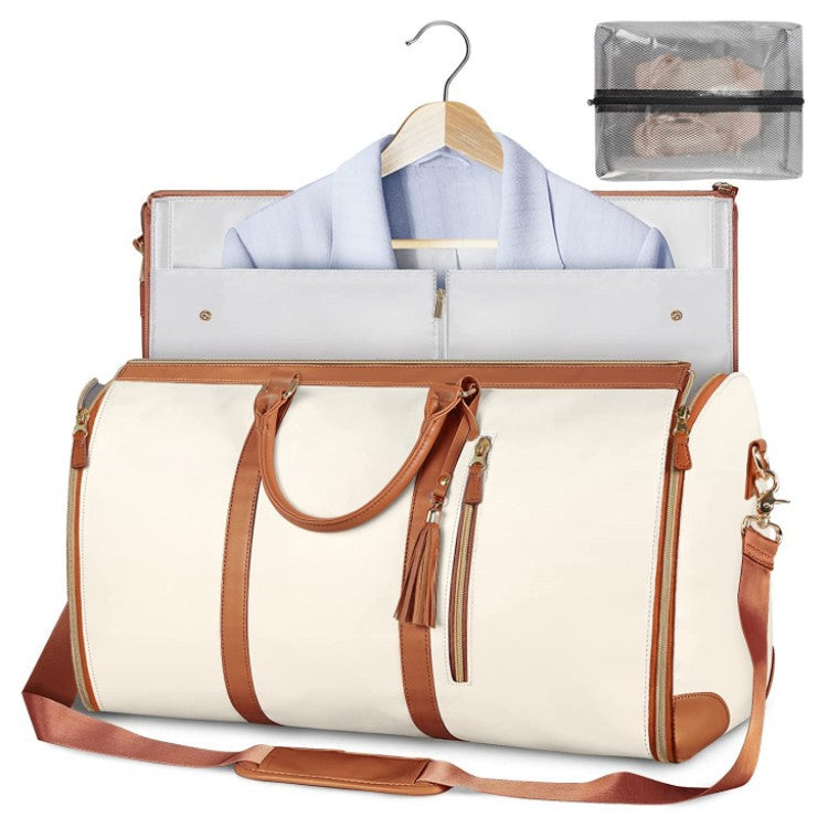Sac de voyage, détail de la matière imperméable