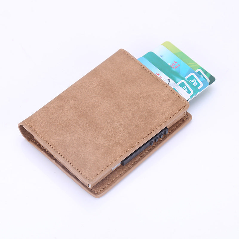 Porte-cartes coloris noir carbone