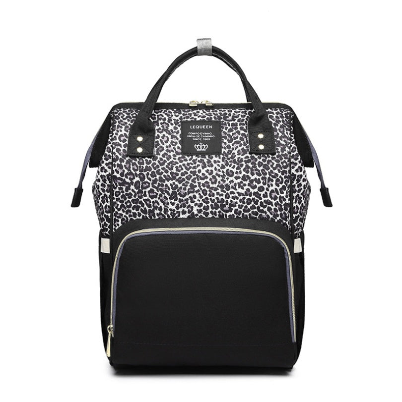 Sac à langer coloris gris bleuté clair