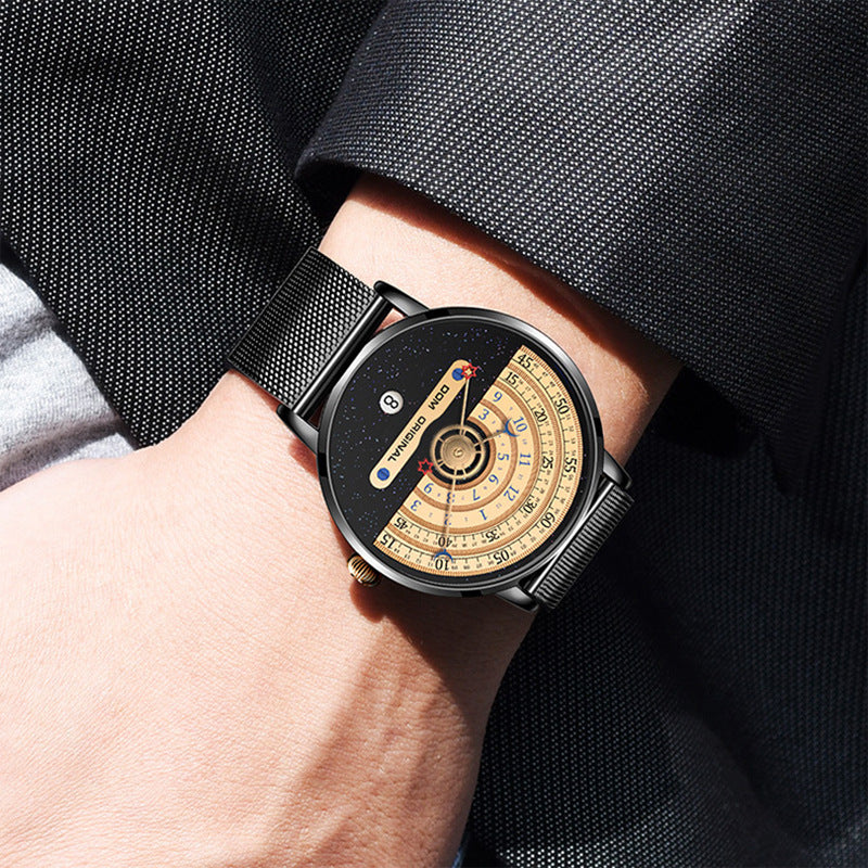 Montre homme Sillage, détail du bracelet et de la fermeture acier