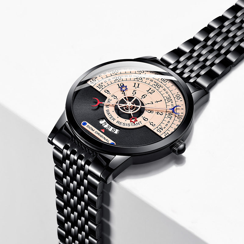 Montre Sillage vue de profil, boîtier fin et verre minéral renforcé