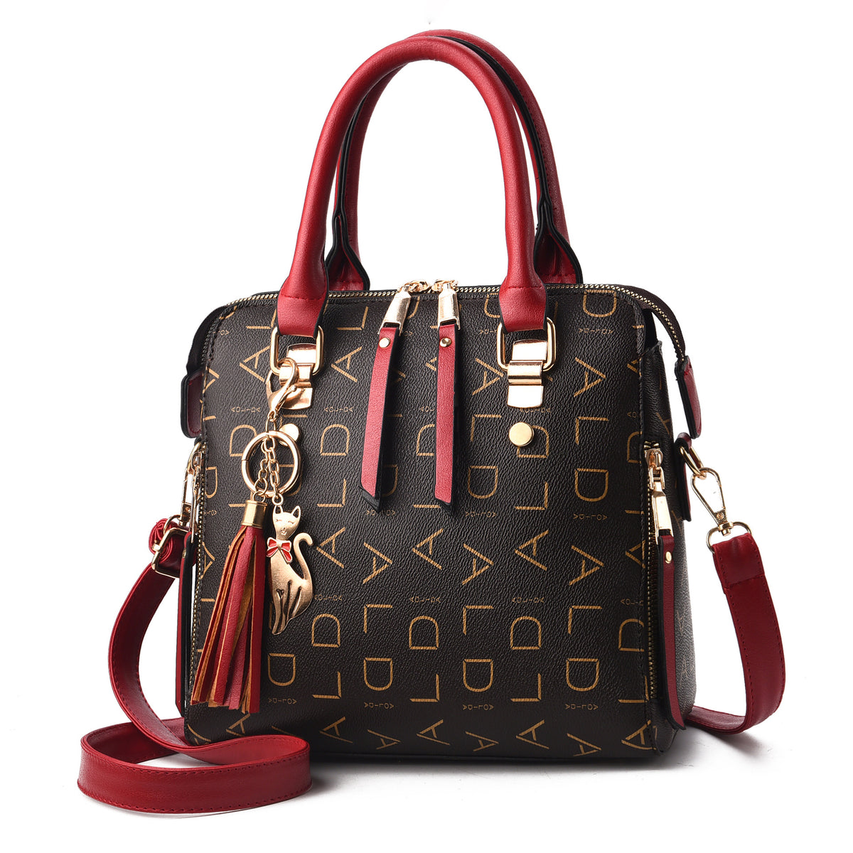 Sac à main femme rétro en simili cuir souple