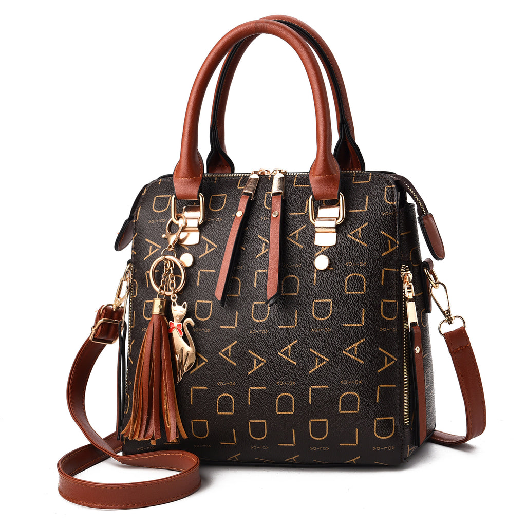 Sac à main femme rétro coloris violet