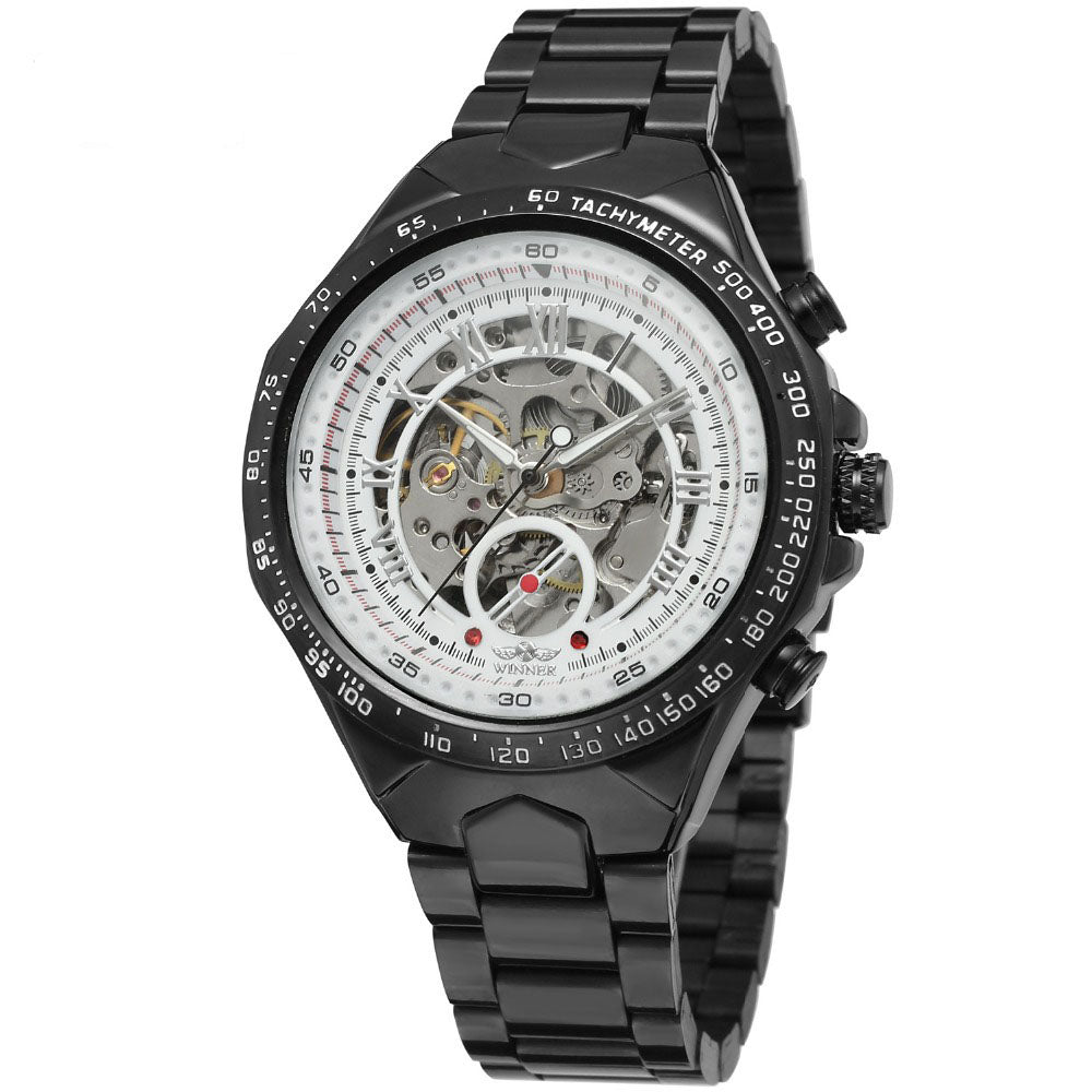 Montre Rouage, détail du fermoir et du bracelet acier
