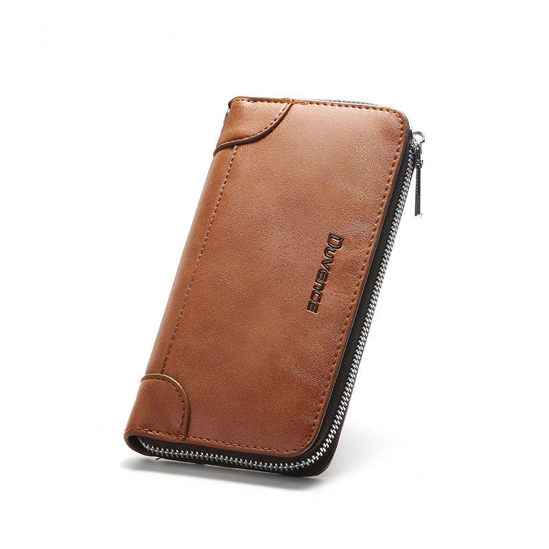 Portefeuille zippé mi-long, détail de la fermeture zip