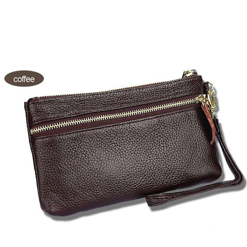 Porte-monnaie femme coloris marron