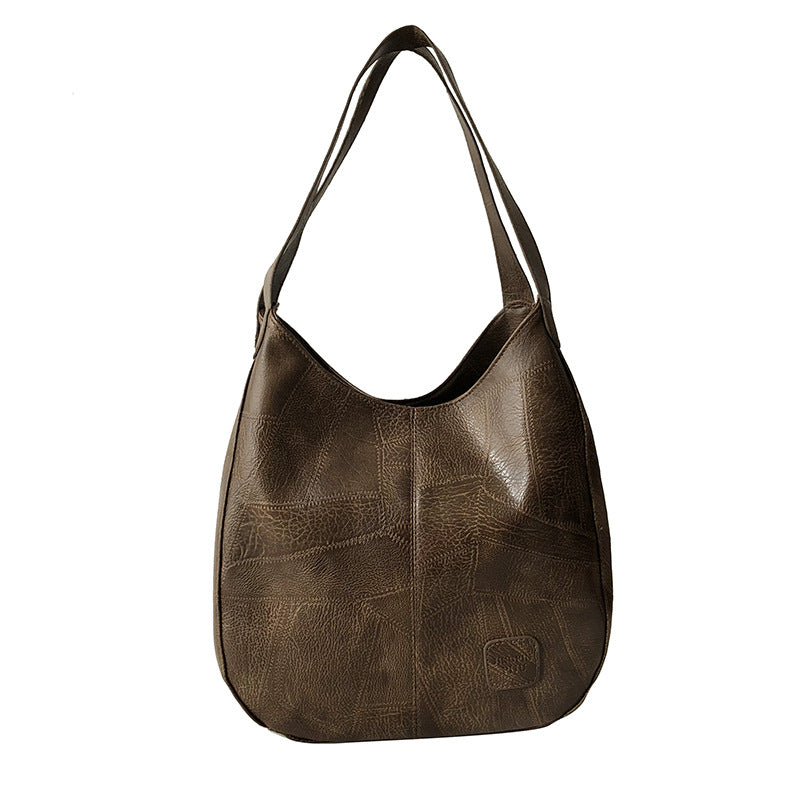 Sac cabas ouvert, compartiment principal et poches intérieures