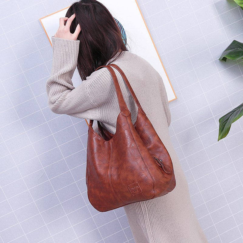 Sac cabas coloris rouge