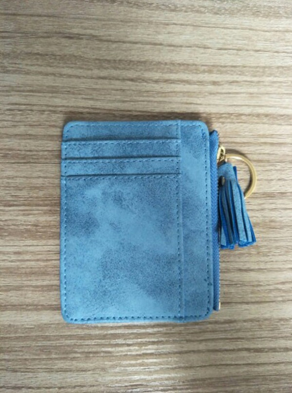 Petit porte-monnaie coloris bleu roi