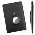Porte-cartes RFID en simili cuir marron
