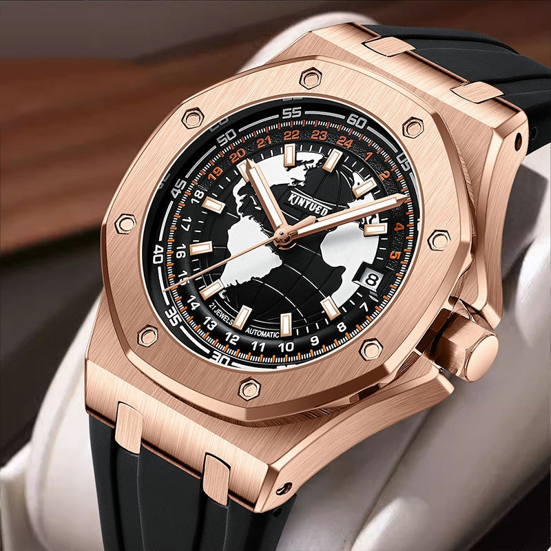 Montre automatique homme Prisme, cadran ajouré, style sportif
