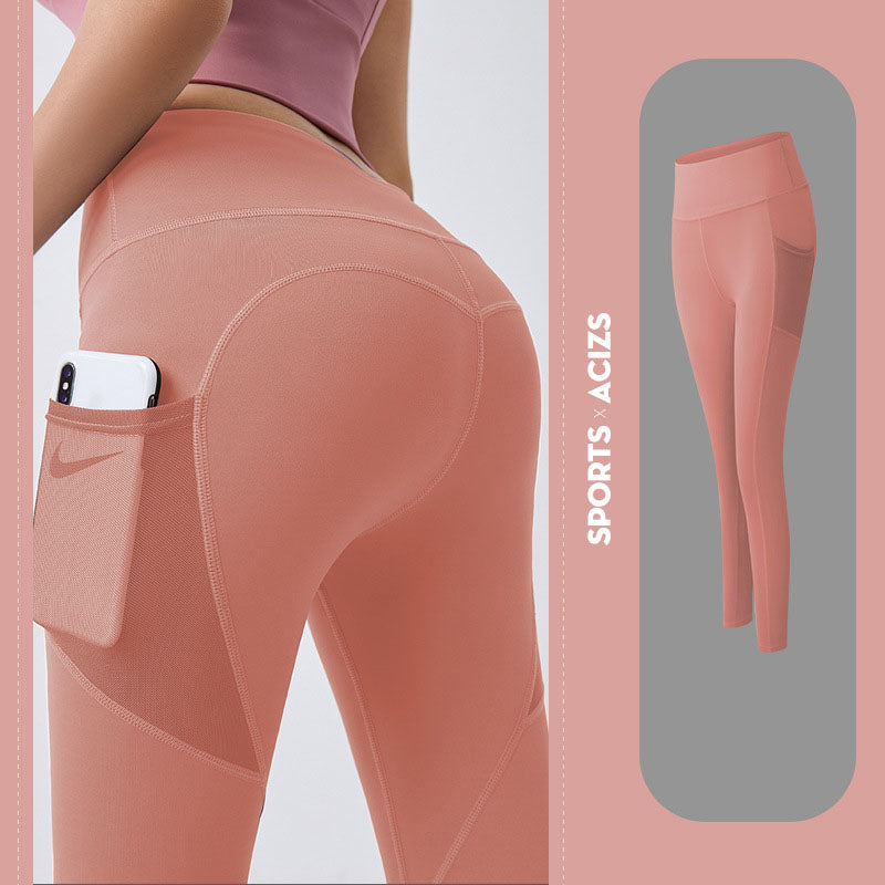 Ceinture taille haute du legging, vue de face