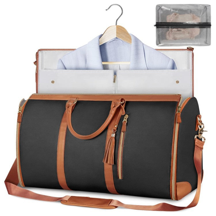 Sac de voyage, détail des poignées et de la sangle