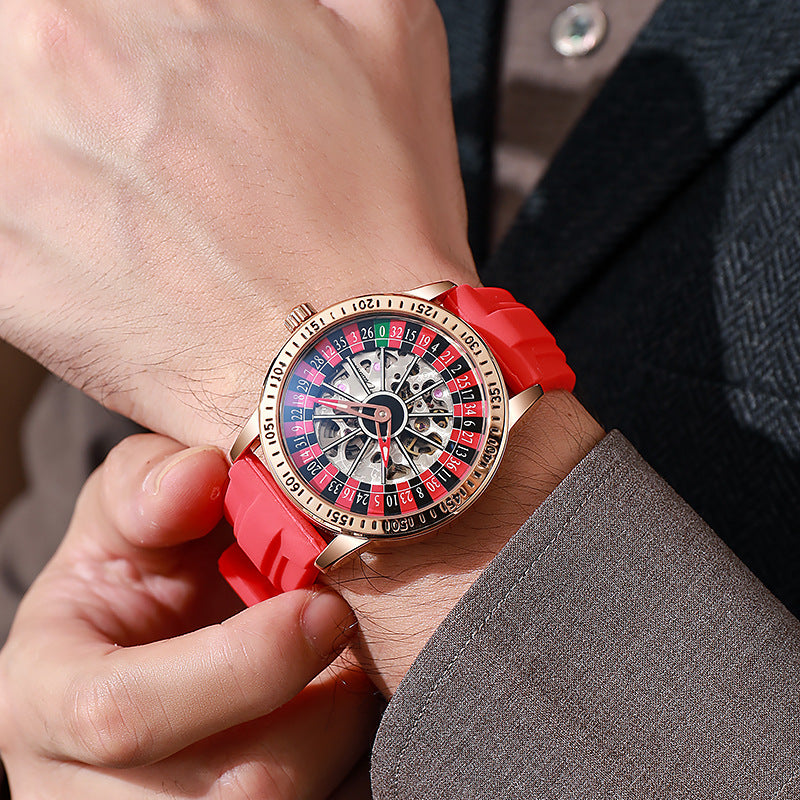 Montre Casino bracelet acier argenté, montre automatique