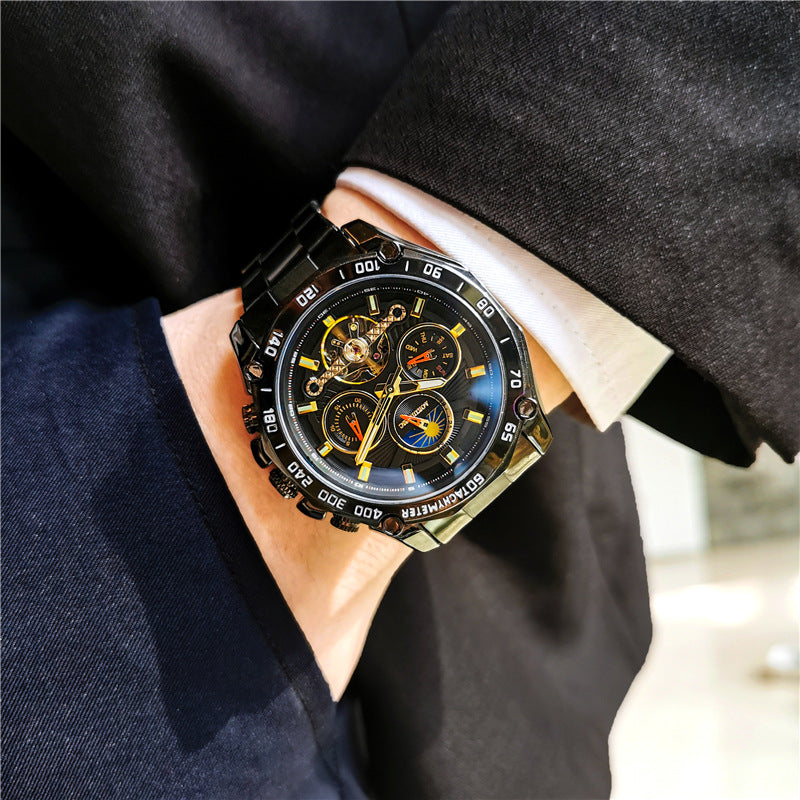 Montre Compas, détail du bracelet acier