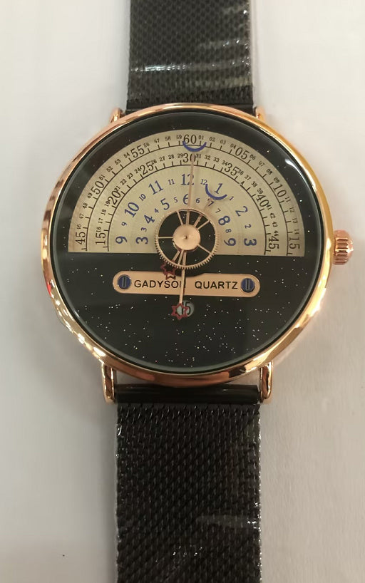 Montre homme Sillage bracelet cuir, look décontracté soigné