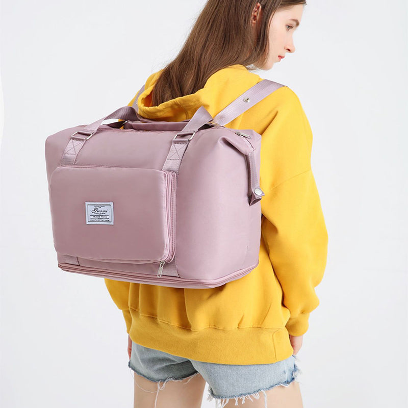 Sac de voyage 3 en 1 coloris rose cerisier