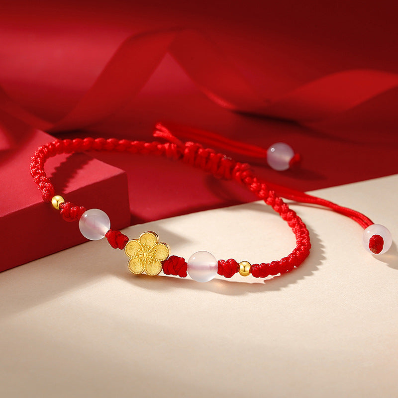 Bracelet Fleur de Pêcher, vue d'ensemble du bijou