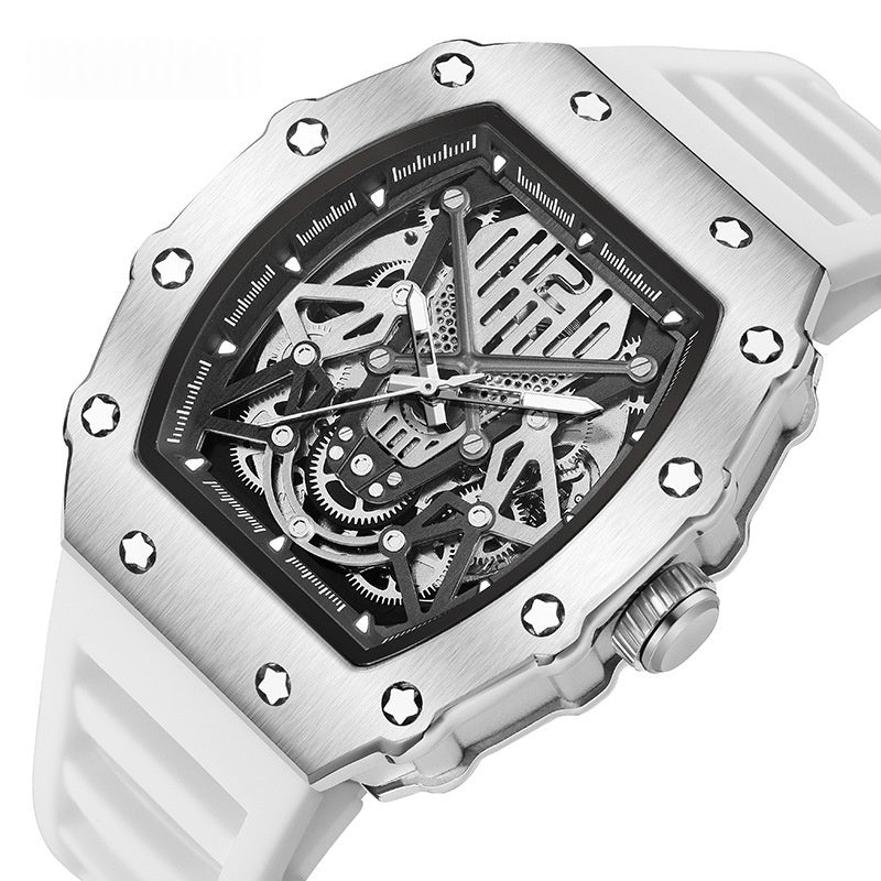 Montre homme Paddock, gros plan du cadran et de la lunette