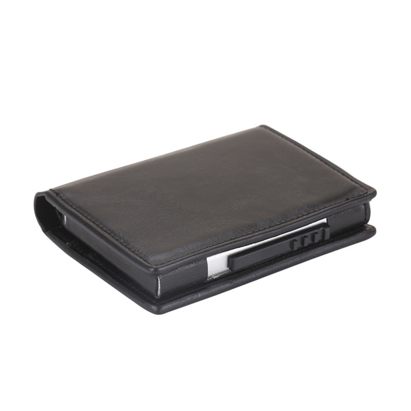 Porte-cartes coloris gris python