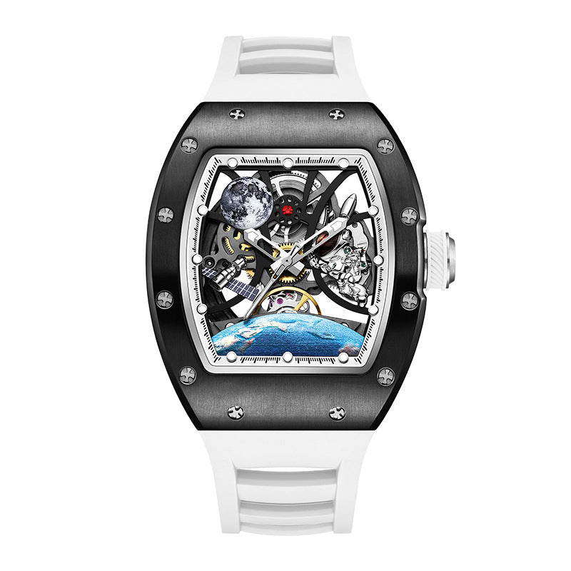 Montre Prestige, détail du boîtier et du bracelet