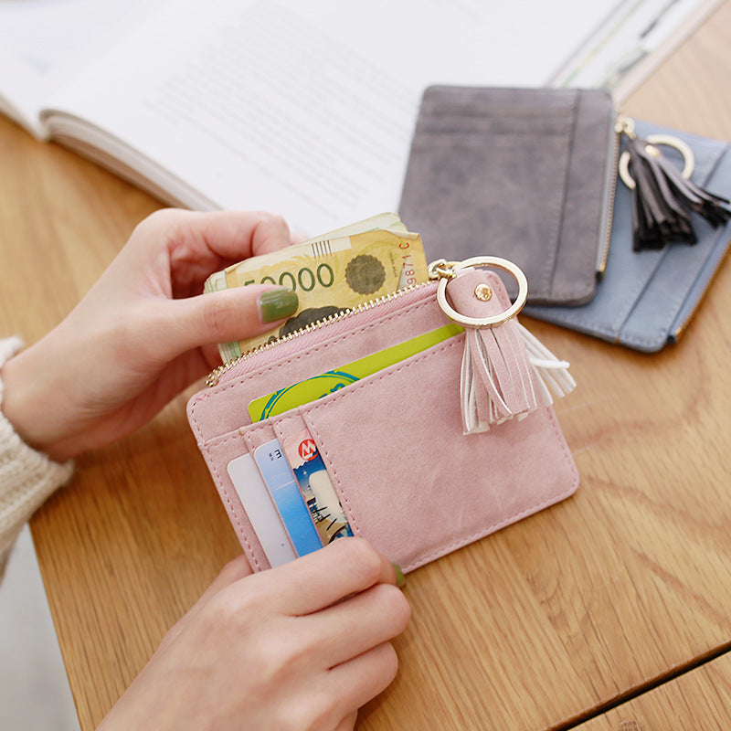 Petit porte-monnaie ouvert, compartiment intérieur