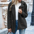 Manteau bouclette, vue de détail de la matière
