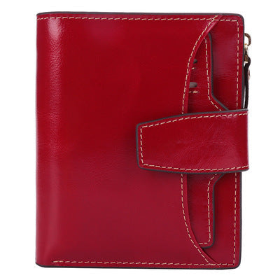 Portefeuille en cuir coloris noir