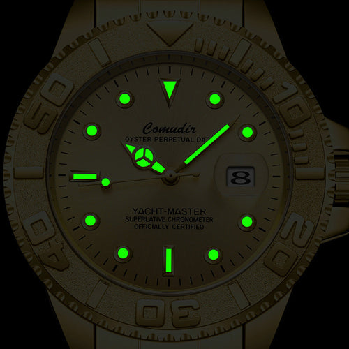 Montre Abysse gros plan cadran et aiguilles