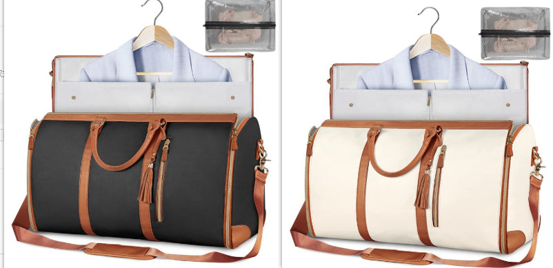 Sac de voyage pliable noir, modèle A