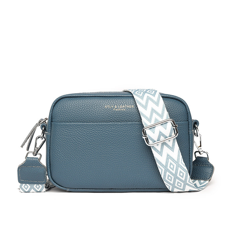 Petit sac bandoulière en cuir, les cinq coloris