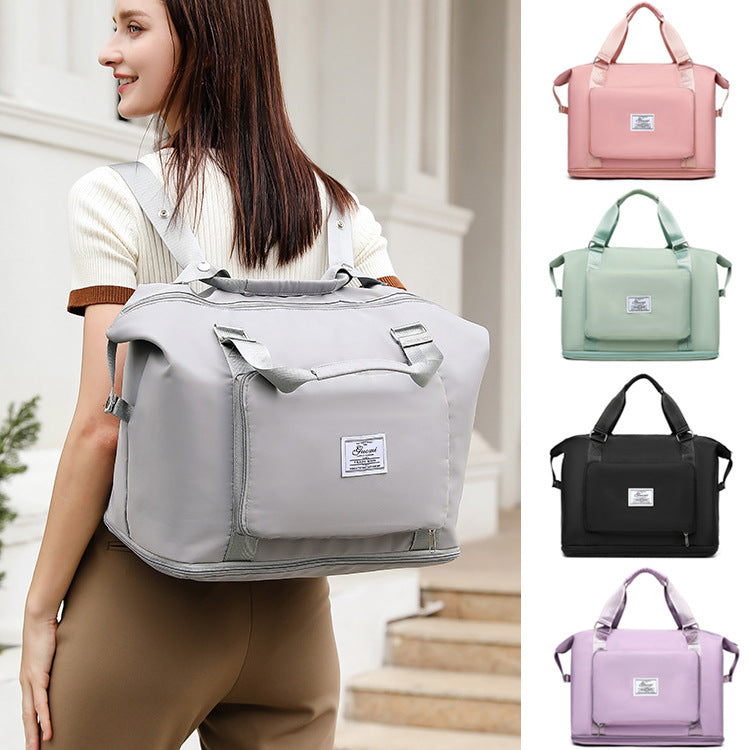 Sac de voyage pliable 3 en 1 en toile Oxford imperméable