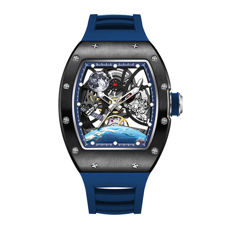 Montre homme Prestige, gros plan du cadran et des finitions