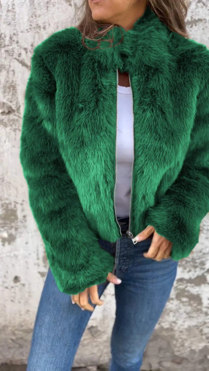 Veste polaire à col montant pour femme — différents coloris disponibles