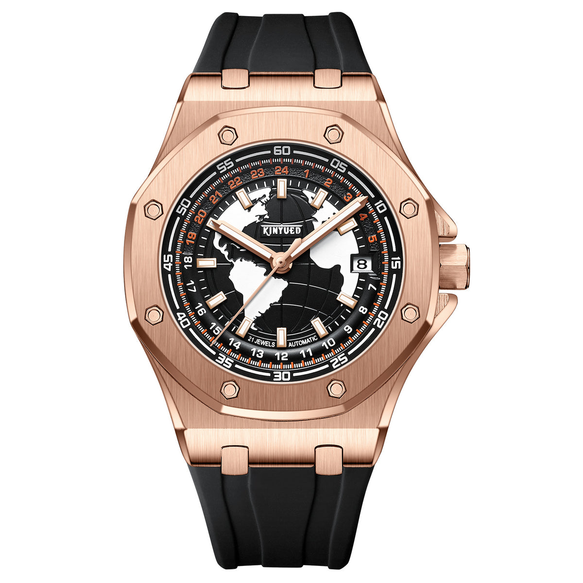 Montre Prisme, détail du bracelet et du boîtier
